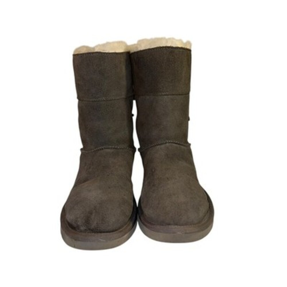 Koolaburra by Ugg Women's Sz 8 Gray Grey Suede Boots Lined Comfort - Picture 5 of 7